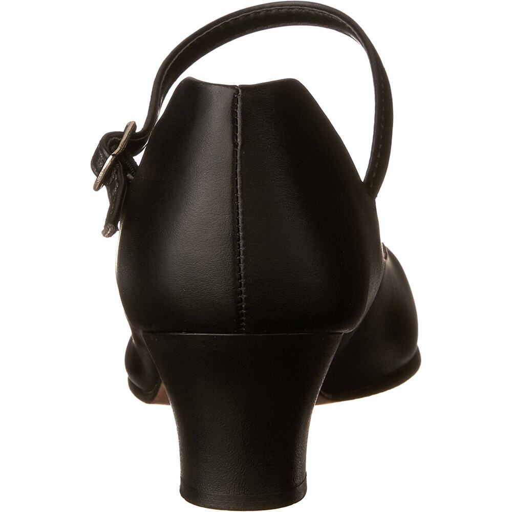 Girls Capezio 550 Junior Footlight Genuine Leather Size 1 1/2 - Picture 6 of 6